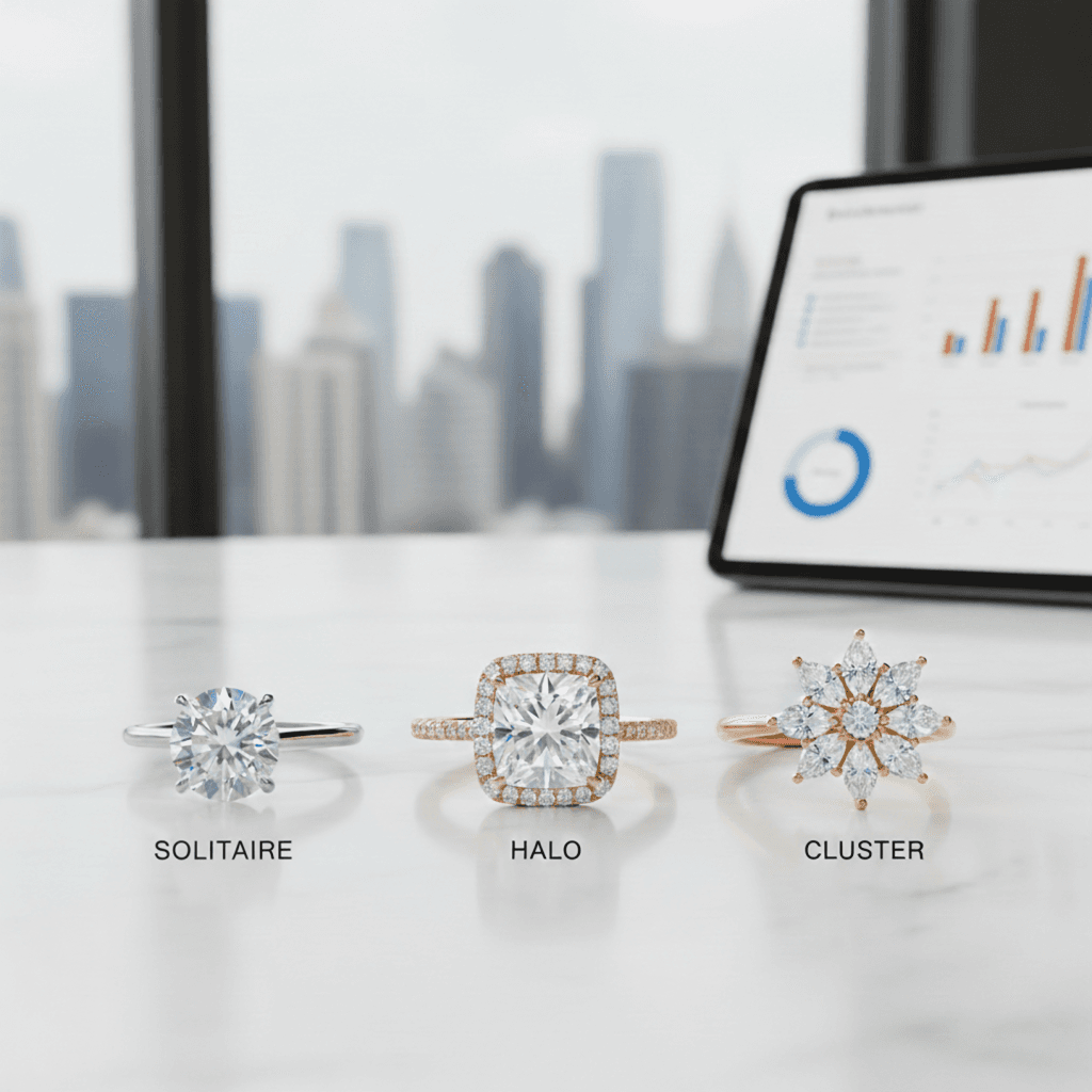 The Complete Guide to Ring Settings: Solitaire, Halo, and Cluster
