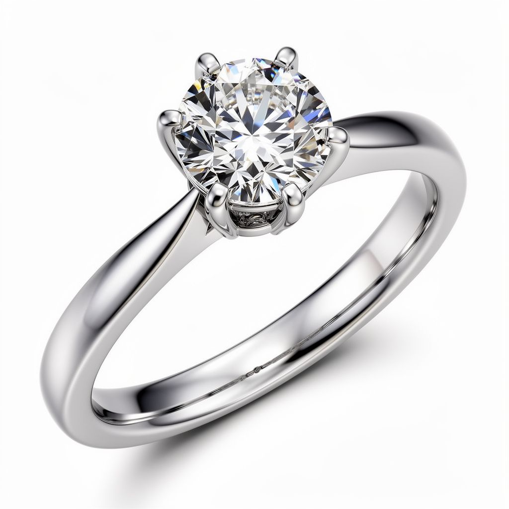 FLUX.2 Flex solitaire ring with precise detail